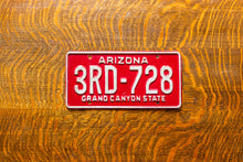 Load image into Gallery viewer, 1980 Arizona Red Truck License Plate Vintage Wall Hanging Decor 3RD 728
