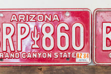 Load image into Gallery viewer, Arizona 1984 Grand Canyon State License Plate Vintage Wall Decor BRP-860 - Eagle&#39;s Eye Finds
