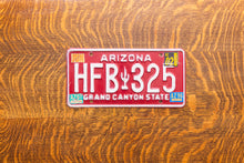 Load image into Gallery viewer, 1997 Arizona Grand Canyon State License Plate Vintage Red Wall Decor HFB-325
