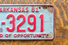 Load image into Gallery viewer, 1961 Arkansas License Plate Vintage Gray Wall Decor 4-3291
