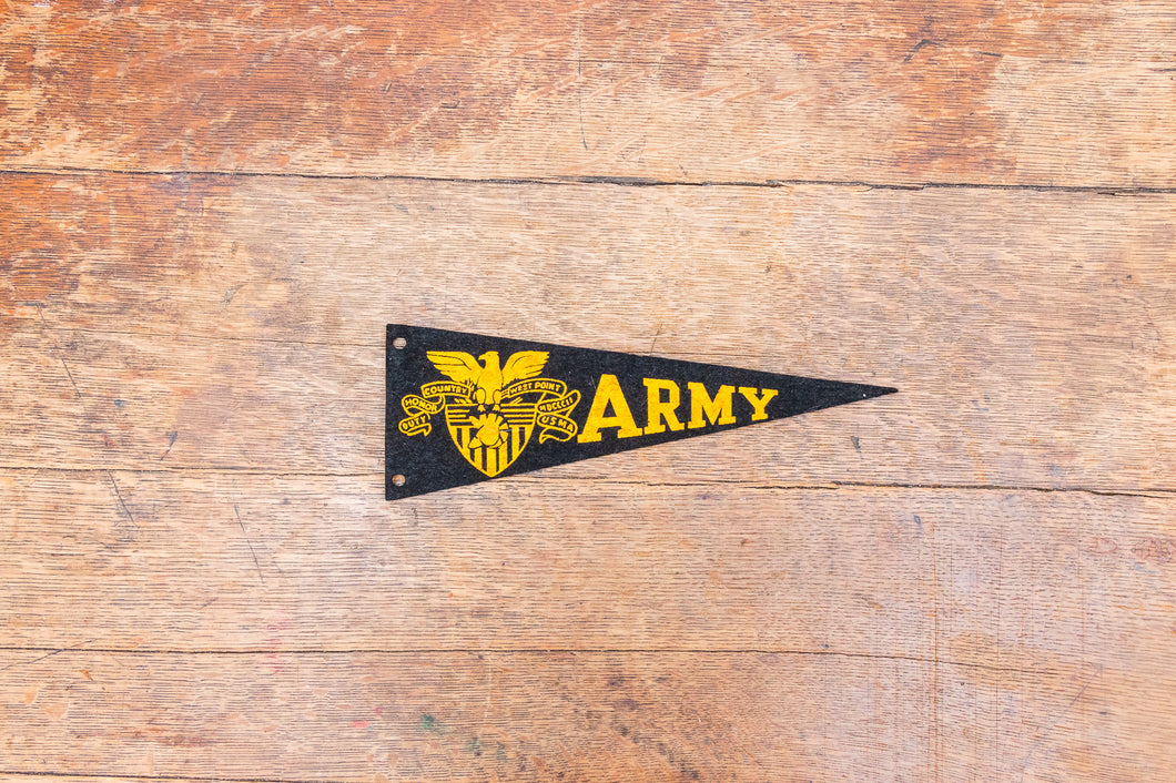 Army US Military Academy Mini Felt Pennant Vintage Wall Decor - Eagle's Eye Finds