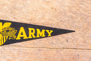 Army US Military Academy Mini Felt Pennant Vintage Wall Decor - Eagle's Eye Finds