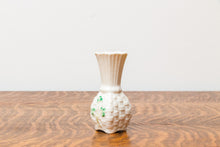 Load image into Gallery viewer, Belleek Basket Weave Ceramic Vase Irish
