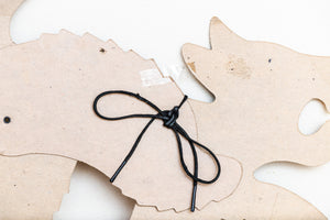Black Cat Die Cut Halloween Decor Vintage Jointed Mid-Century Wall Decor - Eagle's Eye Finds
