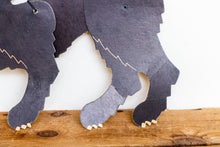 Load image into Gallery viewer, Black Cat Die Cut Halloween Decor Vintage Jointed Mid-Century Wall Decor - Eagle&#39;s Eye Finds
