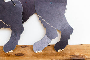 Black Cat Die Cut Halloween Decor Vintage Jointed Mid-Century Wall Decor - Eagle's Eye Finds
