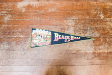 Load image into Gallery viewer, Black Hills South Dakota Large Black Felt Pennant Vintage SD Wall Hanging Decor
