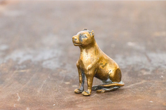 Brass Pitbull Vintage Dog Mid-Century Decor - Eagle's Eye Finds