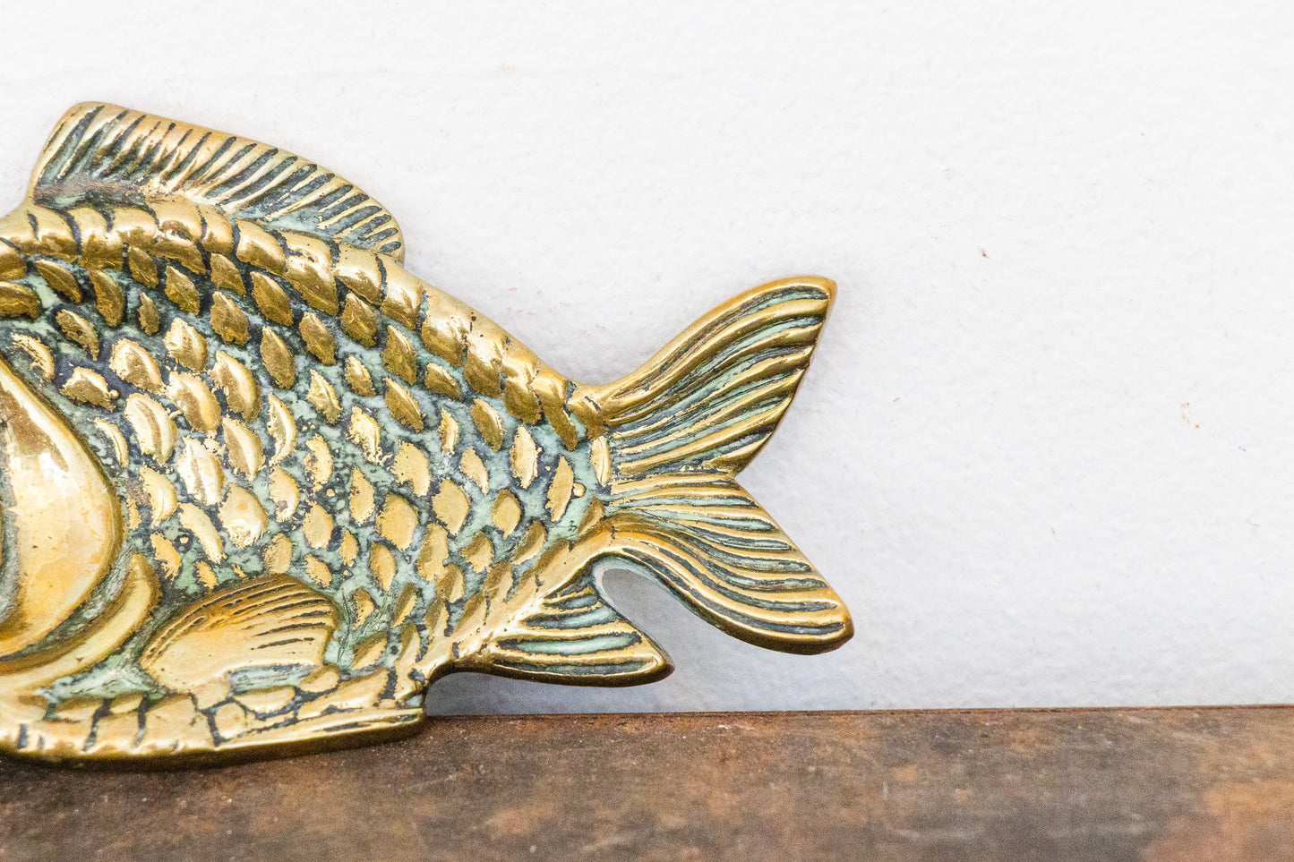 Brass Fish Dish Vintage Mid-Century Wildlife Trinket Dish or Jewelry Holder - Eagle's Eye Finds