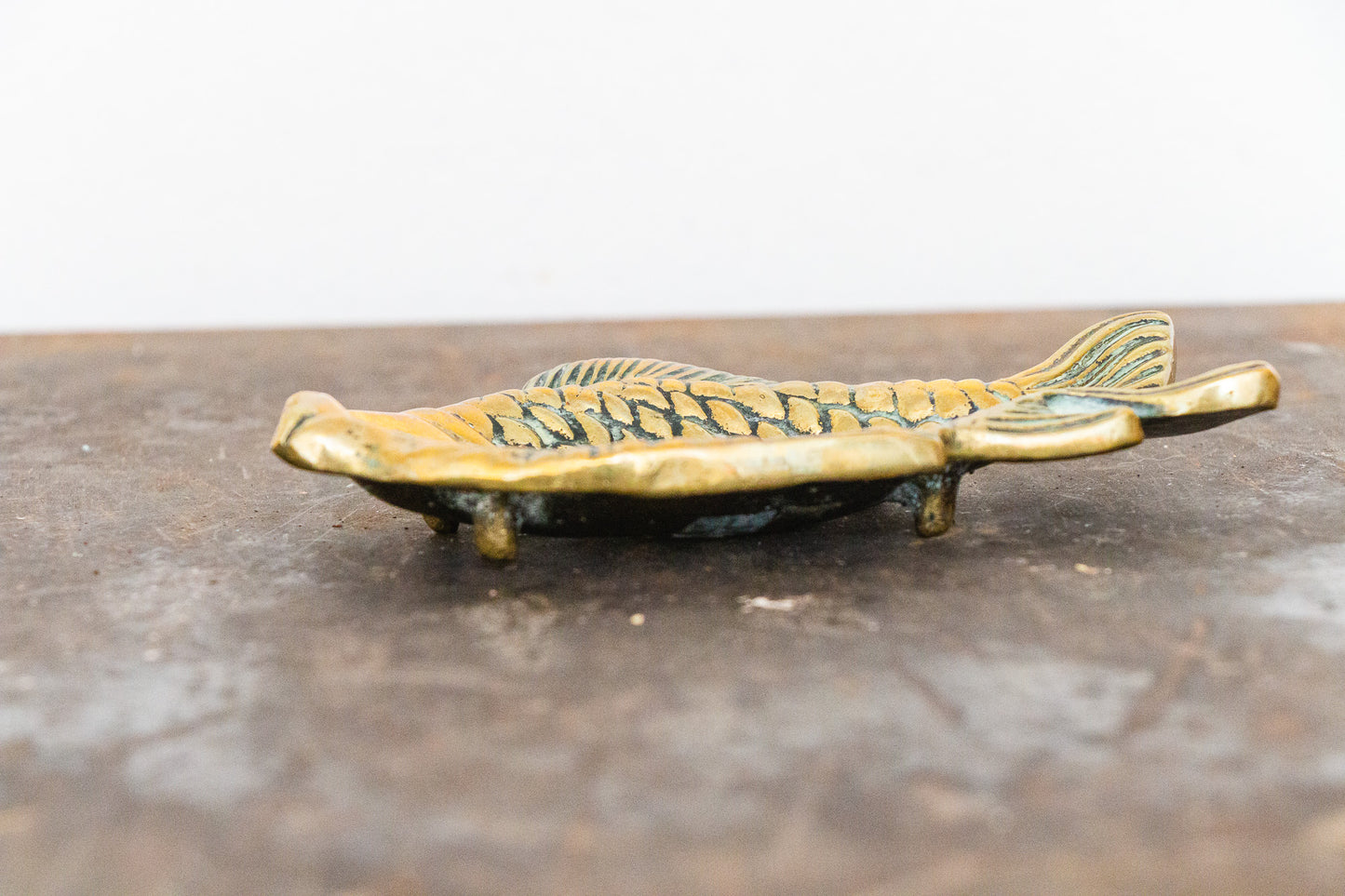 Brass Fish Dish Vintage Mid-Century Wildlife Trinket Dish or Jewelry Holder - Eagle's Eye Finds