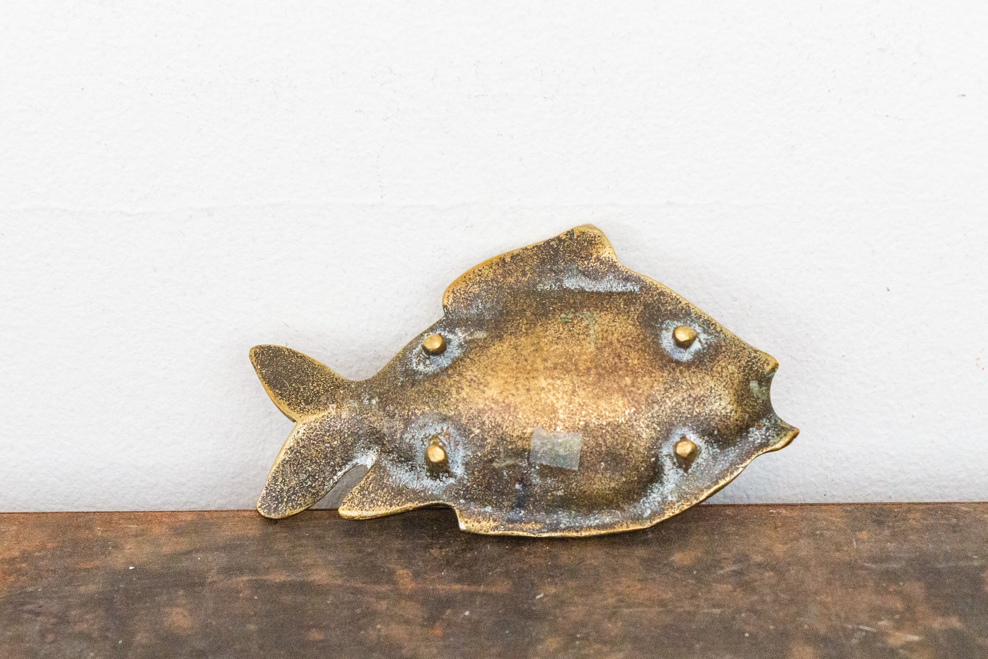 Brass Fish Dish Vintage Mid-Century Wildlife Trinket Dish or Jewelry Holder - Eagle's Eye Finds