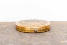 Load image into Gallery viewer, Brass Floral Compact Mirror Vintage Vanity Decor - Eagle&#39;s Eye Finds
