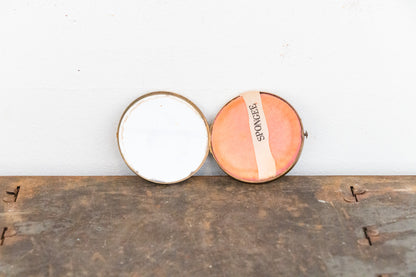 Brass Floral Compact Mirror Vintage Vanity Decor - Eagle's Eye Finds