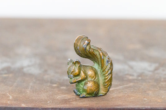 Brass Squirrel Vintage Mid-Century Wildlife Decor - Eagle's Eye Finds