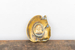 Brass Squirrel Dish Vintage Mid-Century Wildlife Trinket Dish or Jewelry Holder - Eagle's Eye Finds