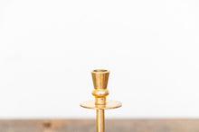 Load image into Gallery viewer, Scrolling Brass Candlestick Holders Vintage Brass Candle Holders - Eagle&#39;s Eye Finds
