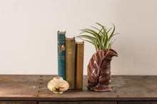 Load image into Gallery viewer, Brown Haegar Leaf Vase Vintage Mid-Century Planter
