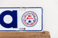 Load image into Gallery viewer, New York CSEA Booster License Plates Vintage Civil Service Employees Association Collectibles - Eagle&#39;s Eye Finds
