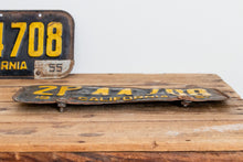 Load image into Gallery viewer, California 1951 License Plate Pair Vintage Wall Hanging Decor - Eagle&#39;s Eye Finds
