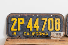 Load image into Gallery viewer, California 1951 License Plate Pair Vintage Wall Hanging Decor - Eagle&#39;s Eye Finds
