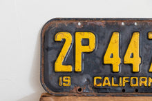 Load image into Gallery viewer, California 1951 License Plate Pair Vintage Wall Hanging Decor - Eagle&#39;s Eye Finds

