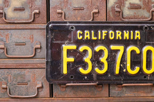 California 1963 License Plate Vintage Wall Hanging Decor F337CO - Eagle's Eye Finds