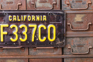 California 1963 License Plate Vintage Wall Hanging Decor F337CO - Eagle's Eye Finds