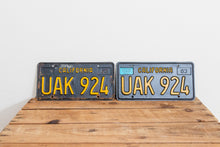Load image into Gallery viewer, California 1963 License Plate Pair Vintage YOM DMV Clear Car Decor - Eagle&#39;s Eye Finds
