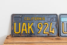 Load image into Gallery viewer, California 1963 License Plate Pair Vintage YOM DMV Clear Car Decor - Eagle&#39;s Eye Finds

