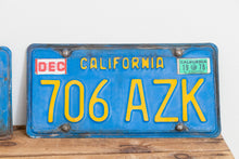 Load image into Gallery viewer, California 1978 License Plate Pair Vintage Wall Hanging Decor - Eagle&#39;s Eye Finds
