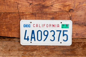 1988 California Truck License Plate Vintage Wall Hanging Decor