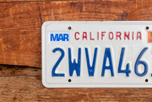 Load image into Gallery viewer, 1988 1992 California License Plate Vintage Wall Decor 2WVA461
