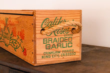 Load image into Gallery viewer, California Roses Garlic Box Vintage Kitchen Advertising Decor
