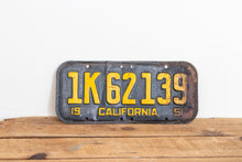 Load image into Gallery viewer, California 1951 License Plate Vintage Wall Hanging Decor - Eagle&#39;s Eye Finds
