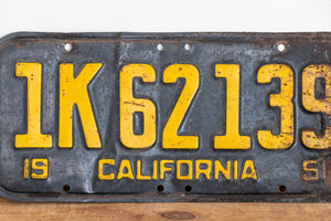 California 1951 License Plate Vintage Wall Hanging Decor - Eagle's Eye Finds