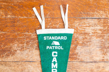 Load image into Gallery viewer, 1954 Boy Scouts Camporee Felt Pennant Vintage Green Wall Decor

