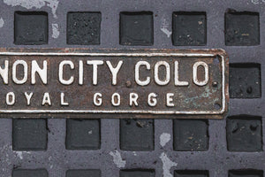 Canon City Colorado License Plate Topper Vintage Automobilia