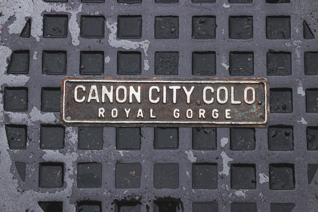 Canon City Colorado License Plate Topper Vintage Automobilia