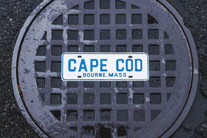 Cape Cod Mass License Plate Topper Vintage Massachusetts Decor