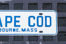 Load image into Gallery viewer, Cape Cod Mass License Plate Topper Vintage Massachusetts Decor
