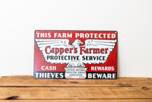 Load image into Gallery viewer, Capper&#39;s Farmer Tin Sign Vintage Farmhouse Decor - Eagle&#39;s Eye Finds
