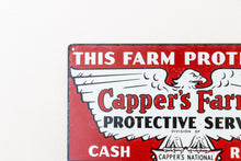 Load image into Gallery viewer, Capper&#39;s Farmer Tin Sign Vintage Farmhouse Decor - Eagle&#39;s Eye Finds
