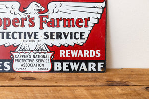 Capper's Farmer Tin Sign Vintage Farmhouse Decor - Eagle's Eye Finds
