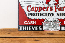 Load image into Gallery viewer, Capper&#39;s Farmer Tin Sign Vintage Farmhouse Decor - Eagle&#39;s Eye Finds
