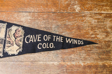 Load image into Gallery viewer, Cave of the Winds Colorado Felt Pennant Vintage Wall Decor
