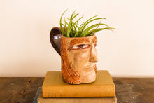 Load image into Gallery viewer, Ceramic Face Mug Vintage Kitschy Weird Shelf Decor
