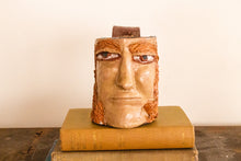 Load image into Gallery viewer, Ceramic Face Mug Vintage Kitschy Weird Shelf Decor
