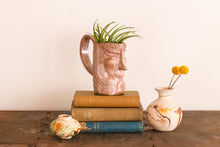 Load image into Gallery viewer, Ceramic Face Stein Vintage Kitschy Weird Shelf Decor
