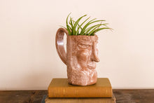 Load image into Gallery viewer, Ceramic Face Stein Vintage Kitschy Weird Shelf Decor
