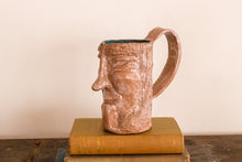 Load image into Gallery viewer, Ceramic Face Stein Vintage Kitschy Weird Shelf Decor
